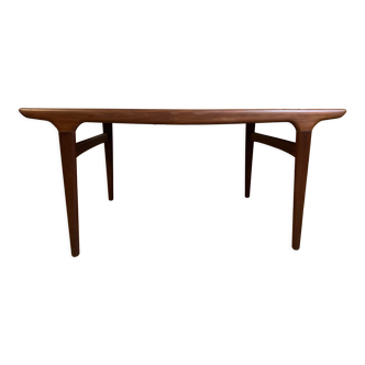 Dark teak dining table by Johannes Andersen for Uldum Møbelfabrik, Denmark