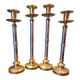 Set of 4 candle holders