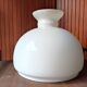 Globe lampshade opaline chandelier and lamp