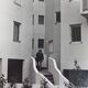 Art photography, town planning, architecture, vintage silver print, 1960s