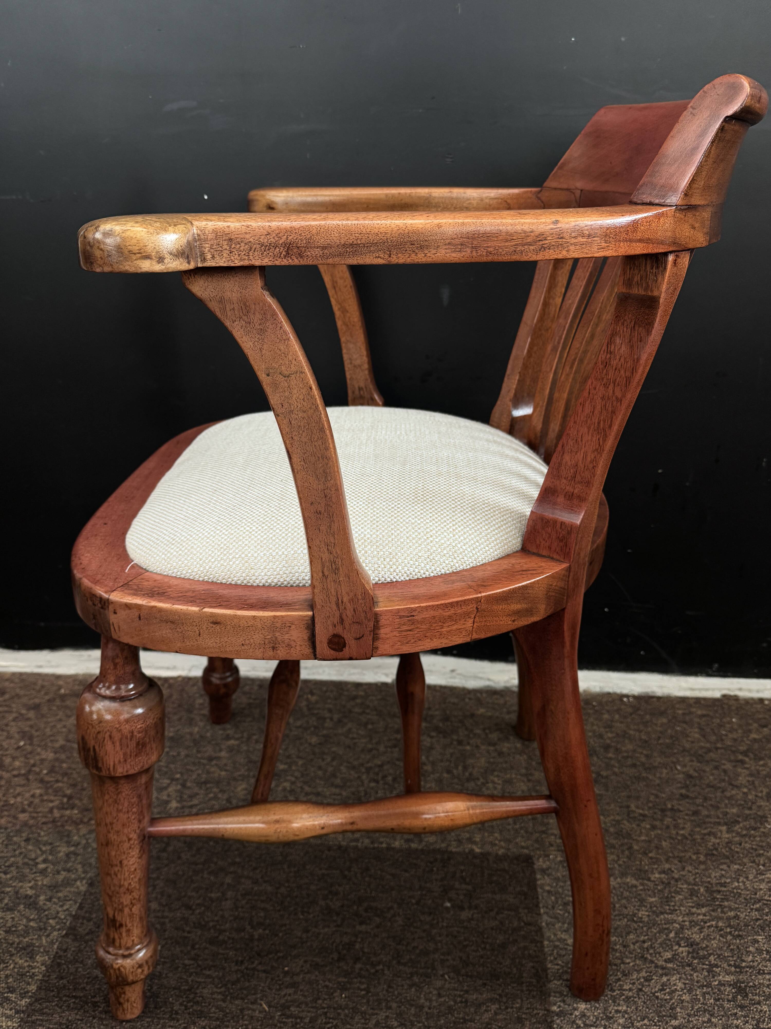 English office chair - Stamped W. Hands & Sons