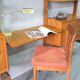 Mid-Century Modular Teak Free-Standing Wall Unit with Desk by John Texmon for Blindheim Mobelfabrik,