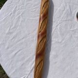 Vintage baguette bread knife - resin and stainless steel bread - kitchen utensil