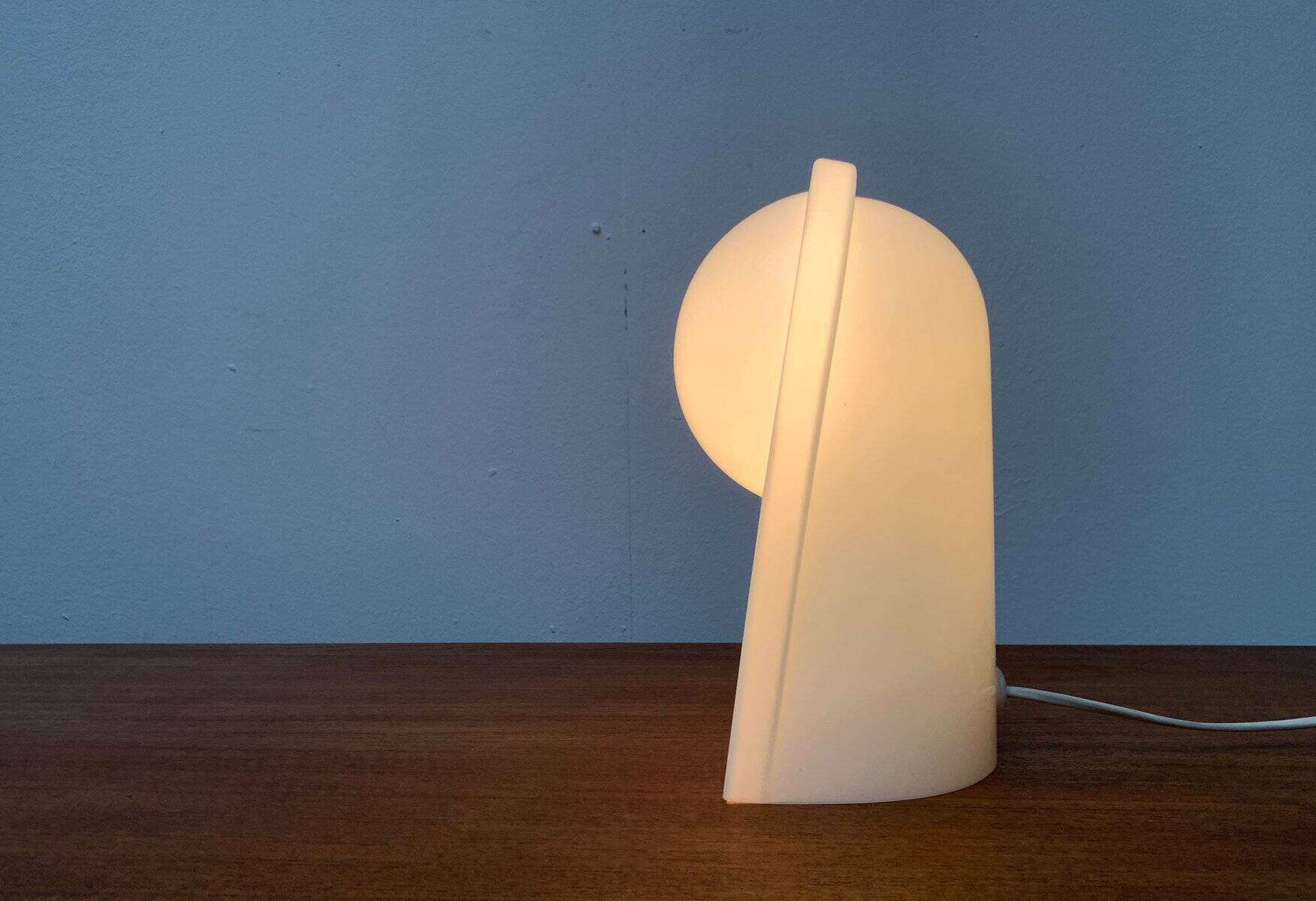 Mid-century German space age postmodern glass table lamp by Peill & Putzler, 1960s