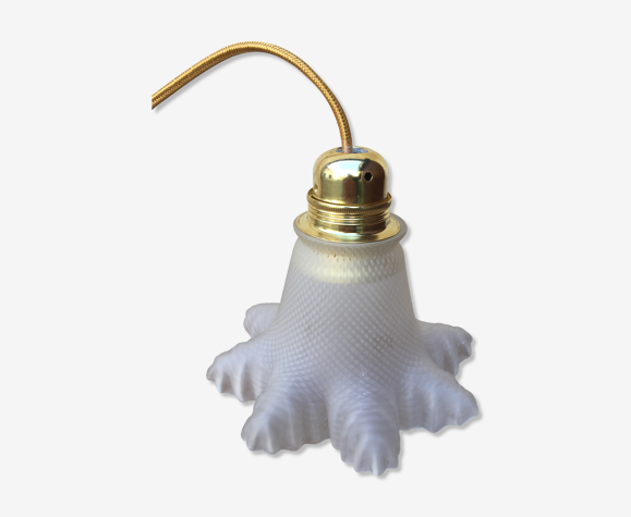 Lampe baladeuse tulipe fil doré
