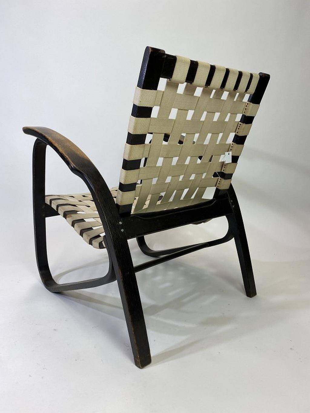 Fauteuil lounge noir par Jan Vanek
