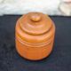 Art Deco wooden box, storage box, turned wooden pot, pot with lid, interior decoration.