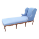 Ancienne méridienne duchesse chaise longue style Louis XV