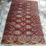 Hand-woven antique Russian Bukhara carpet 170x95cm.