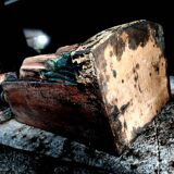 Religious sculpture, saint from the 17th century.