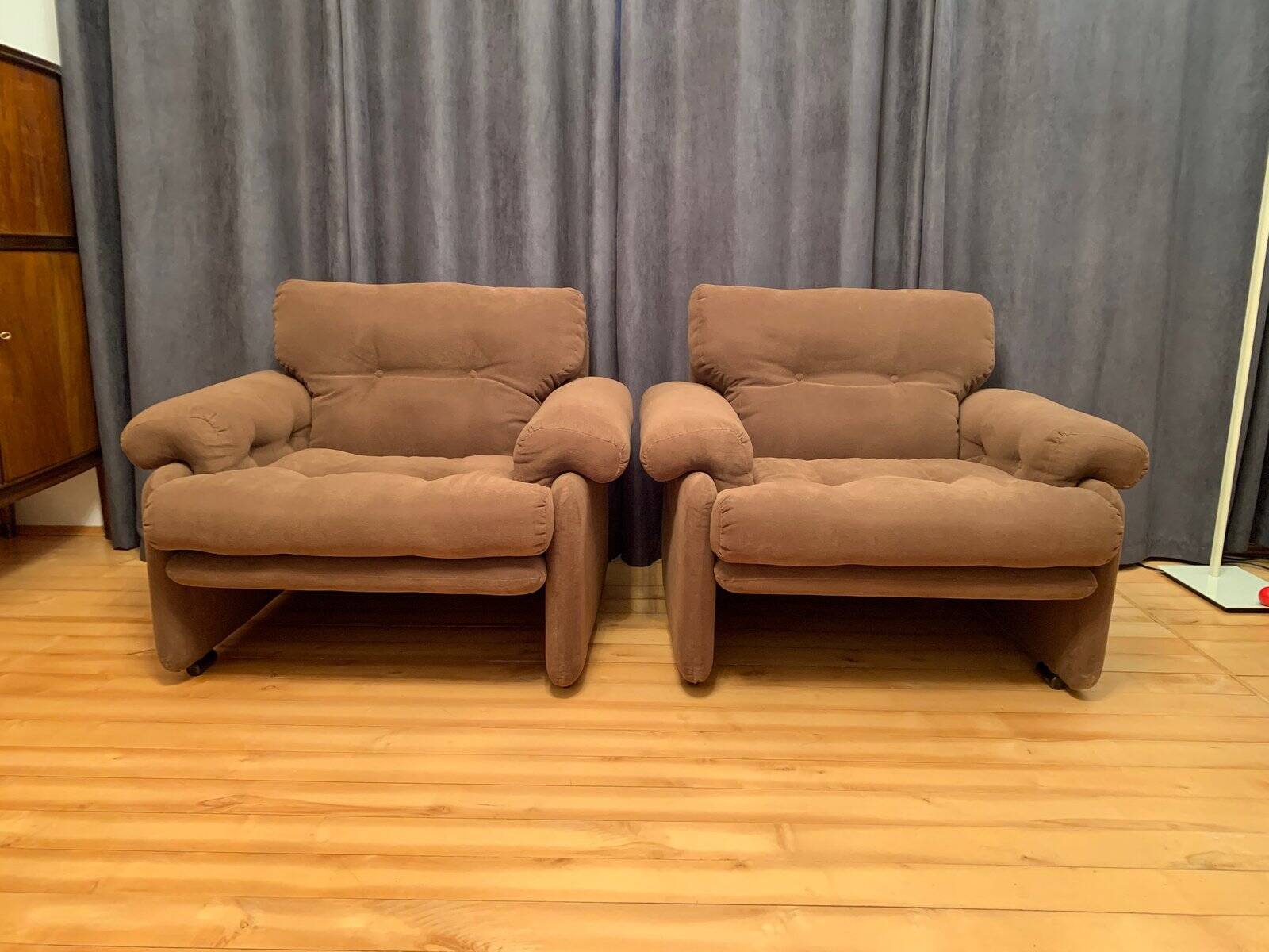 Set of Coronado armchairs by Tobia Scarpa for B&B Italia / C&B Italia, 1960s