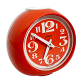 Vintage alarm clock Goldbühl orange