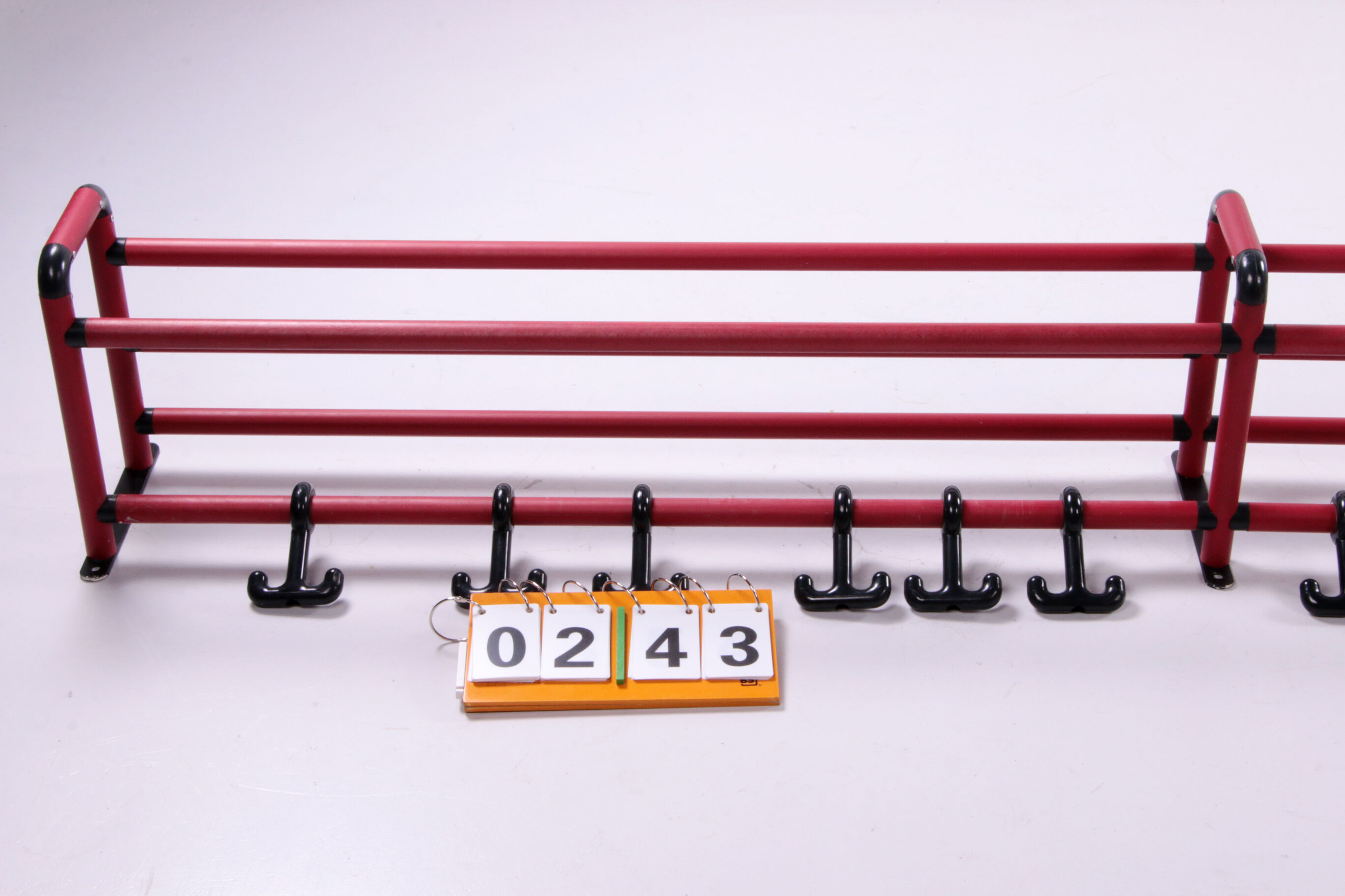 Mega long wall coat rack spage age the length is 3.50 meters, 1970s