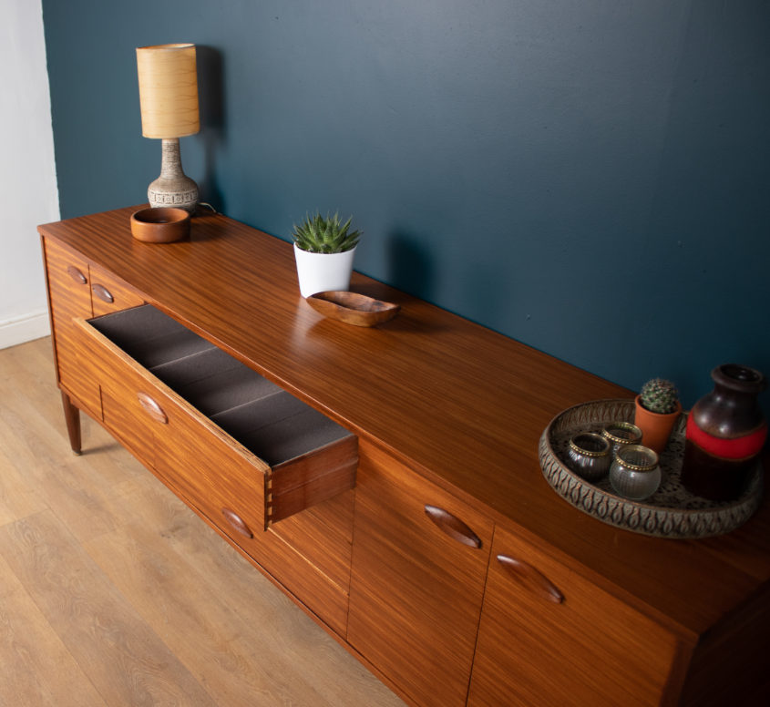 Restored 1960s Retro Teak Elliots Of Newbury EON Mid Century Retro Sideboard