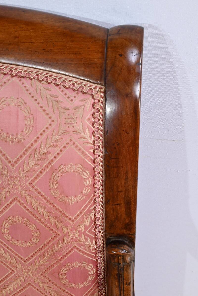 Paire de Fauteuils en Acajou, époque Restauration – Début XIXe