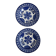 Set of two Choisy Le Roi ironstone plates.