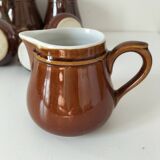 Ensemble pots à lait style bistrot
