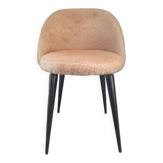 Faux fur chair