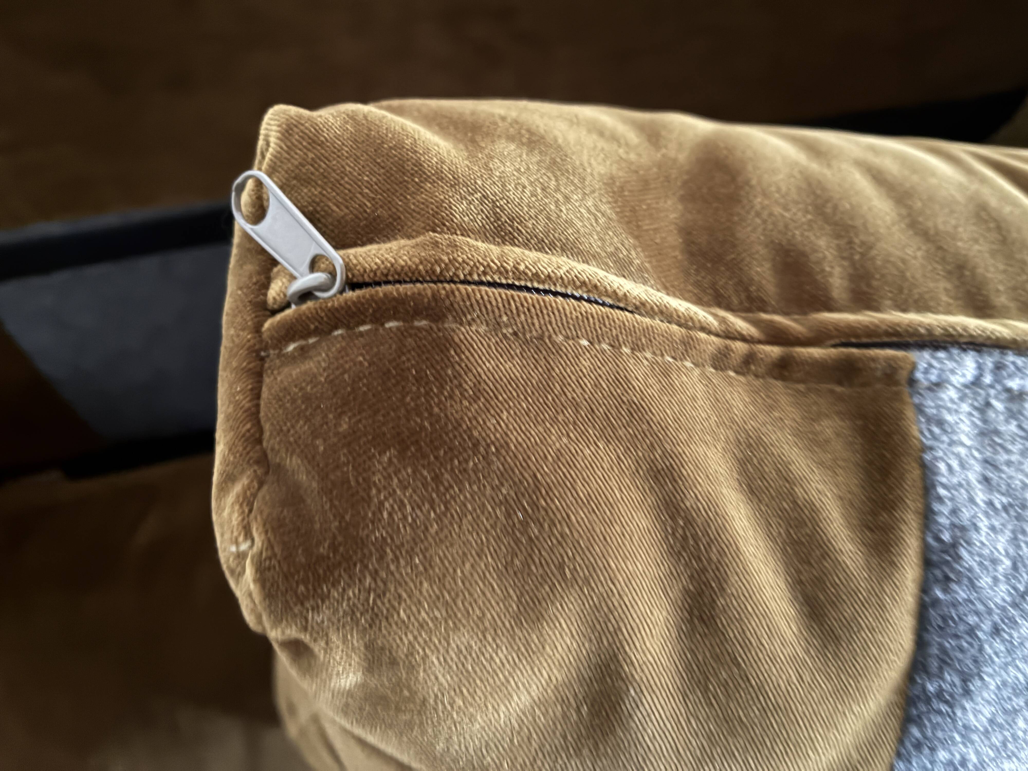 Large velvet sofa Kant 3/4 seats