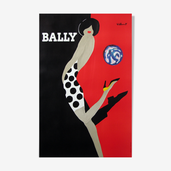 Villemot Bally 116 x 171 cm affiche ancienne