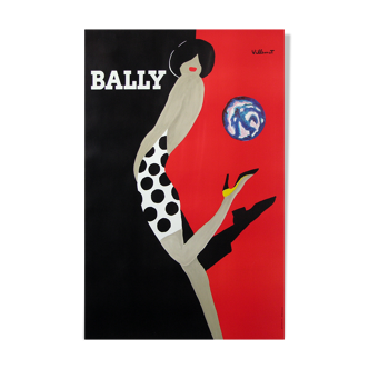 Villemot Bally 116 x 171 cm affiche ancienne