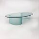 Italian Curved Glass Coffee Table, 1990s