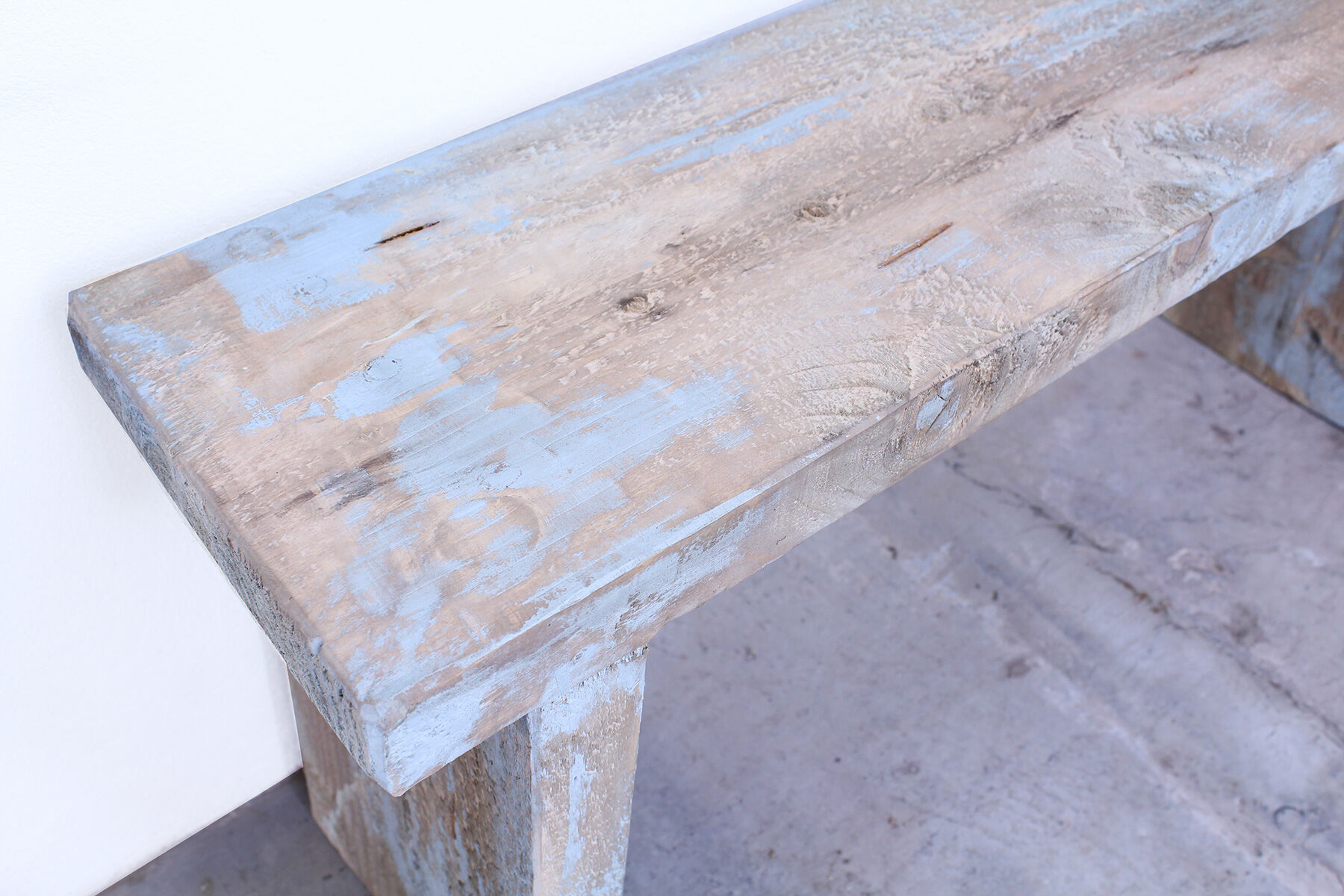 Beautiful wooden painter bench patina