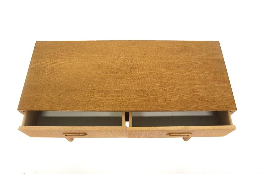 Scandinavian oak chest of drawers, Sweden, 1960