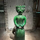 Roland Zobel - Large ceramic sculpture of a king