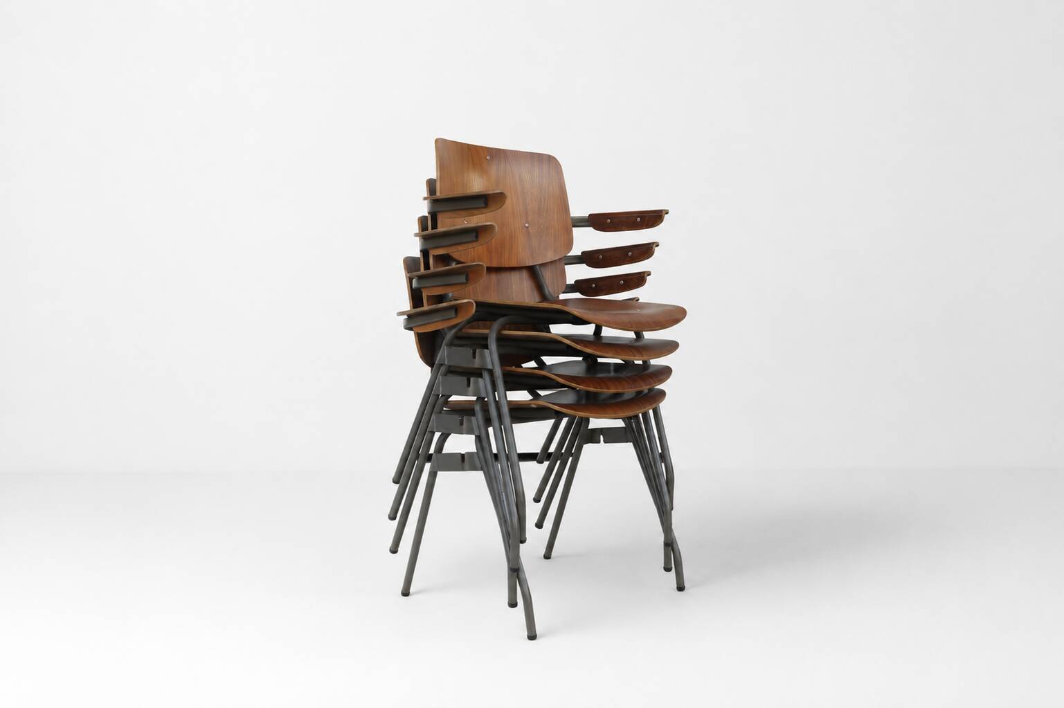 315 Stacking chairs by Kho Liang Le for CAR CATWIJK