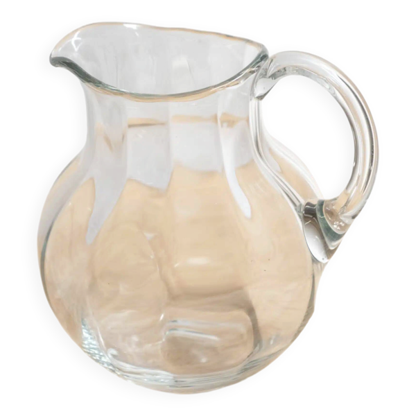 Pichet en verre blanc « Lison »