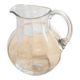 White glass jug "Lison"