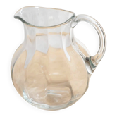 White glass jug "Lison"