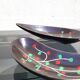 Pair of pockets tray by Gien 1950 or ramekins