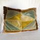 Coussin en velours vintage