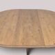 Extendable round table with central leg – Chic country spirit