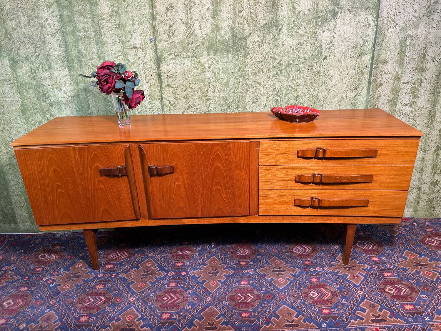 Mid century retro vintage teak sideboard by Beautility 1960
