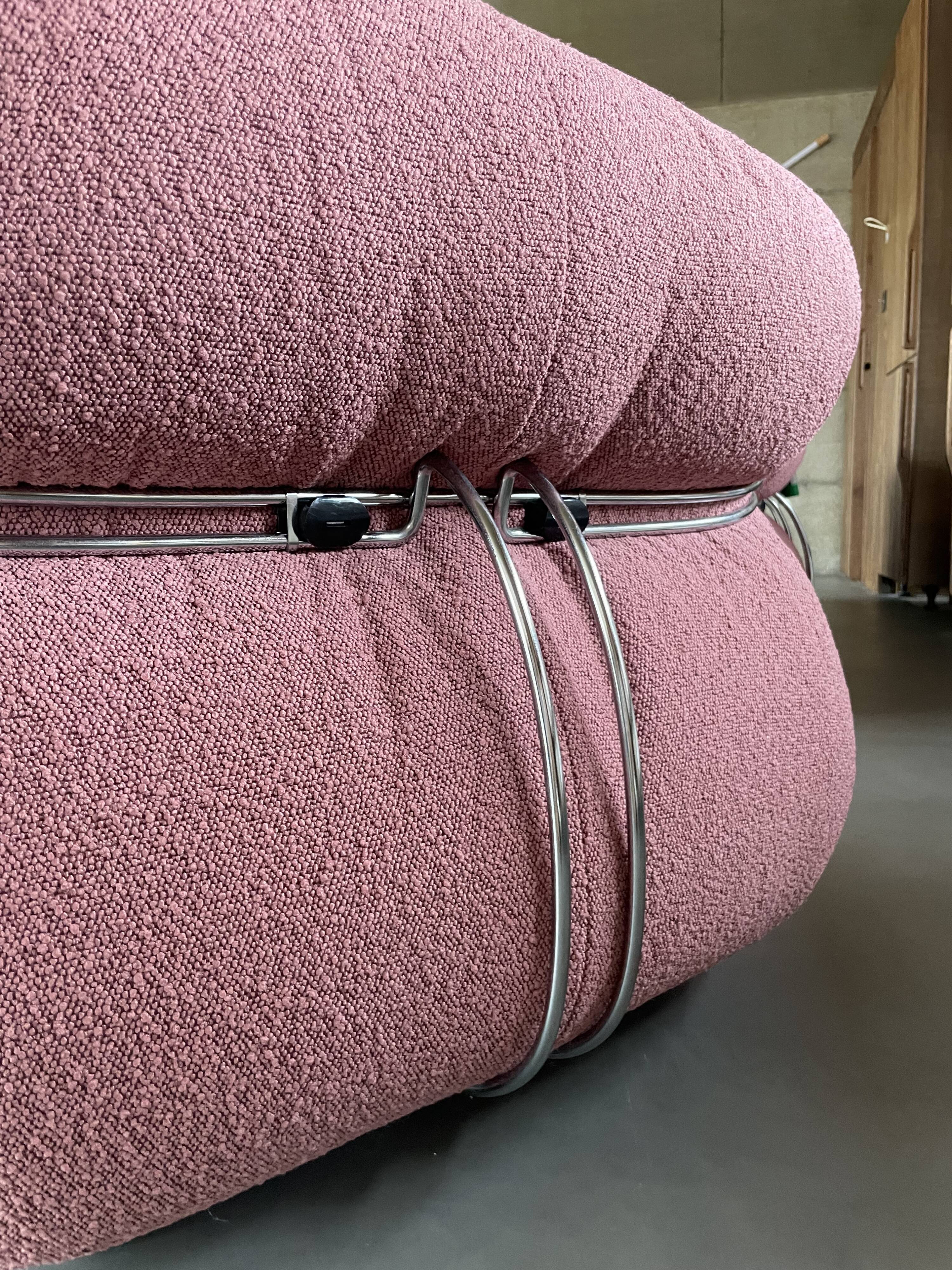 Armchair Soriana Afra and Tobia Scarpa 60s Cassina