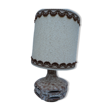 Table lamp ceramic with Lampshade 2 1970s lighting sources