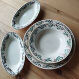 Holly tableware, ironstone, Hamage, Wolves Mill.
