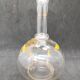 Glass vase/bottle with enamelled floral decoration in legras style in good condition