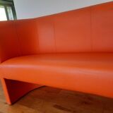 Gulf orange vintage bench sofa