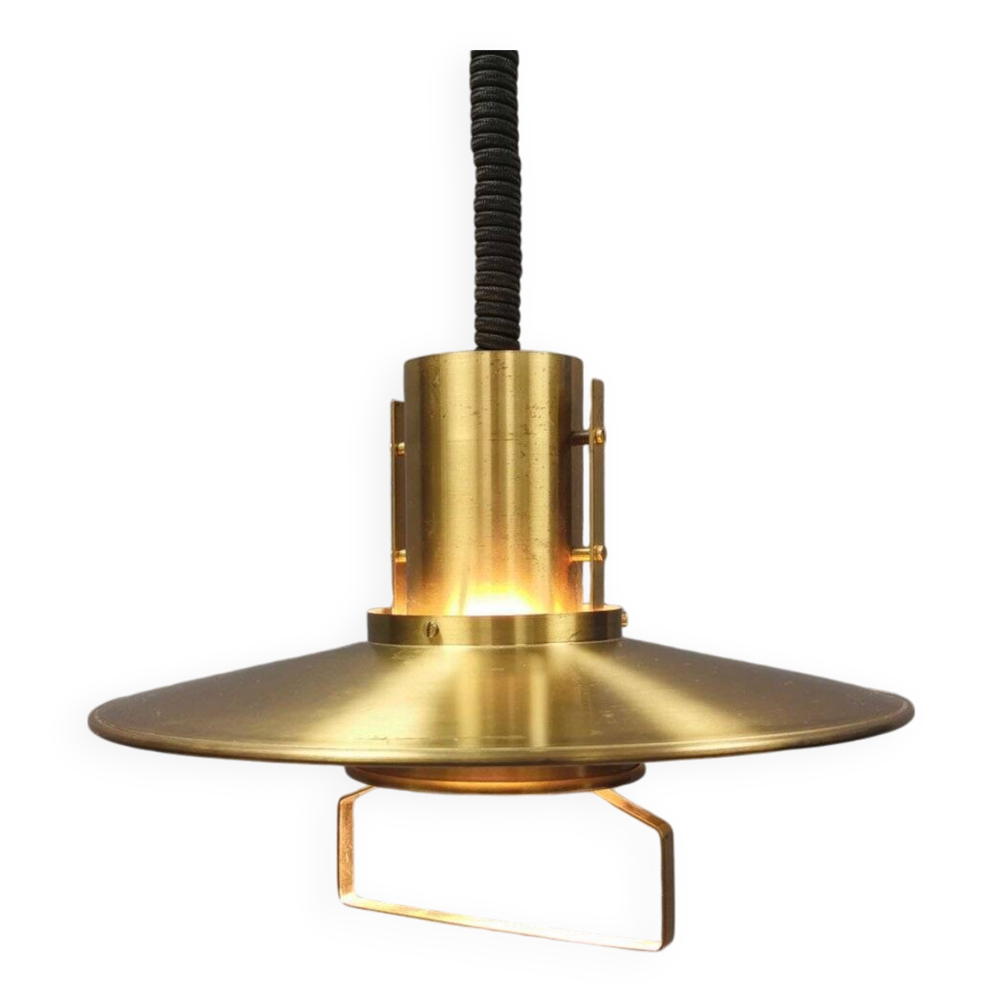 hanging lamp from Danish Vitrika (no label, but we know the lamp)