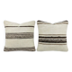 Set of 2 vintage kilim cushion covers 48x48 cm