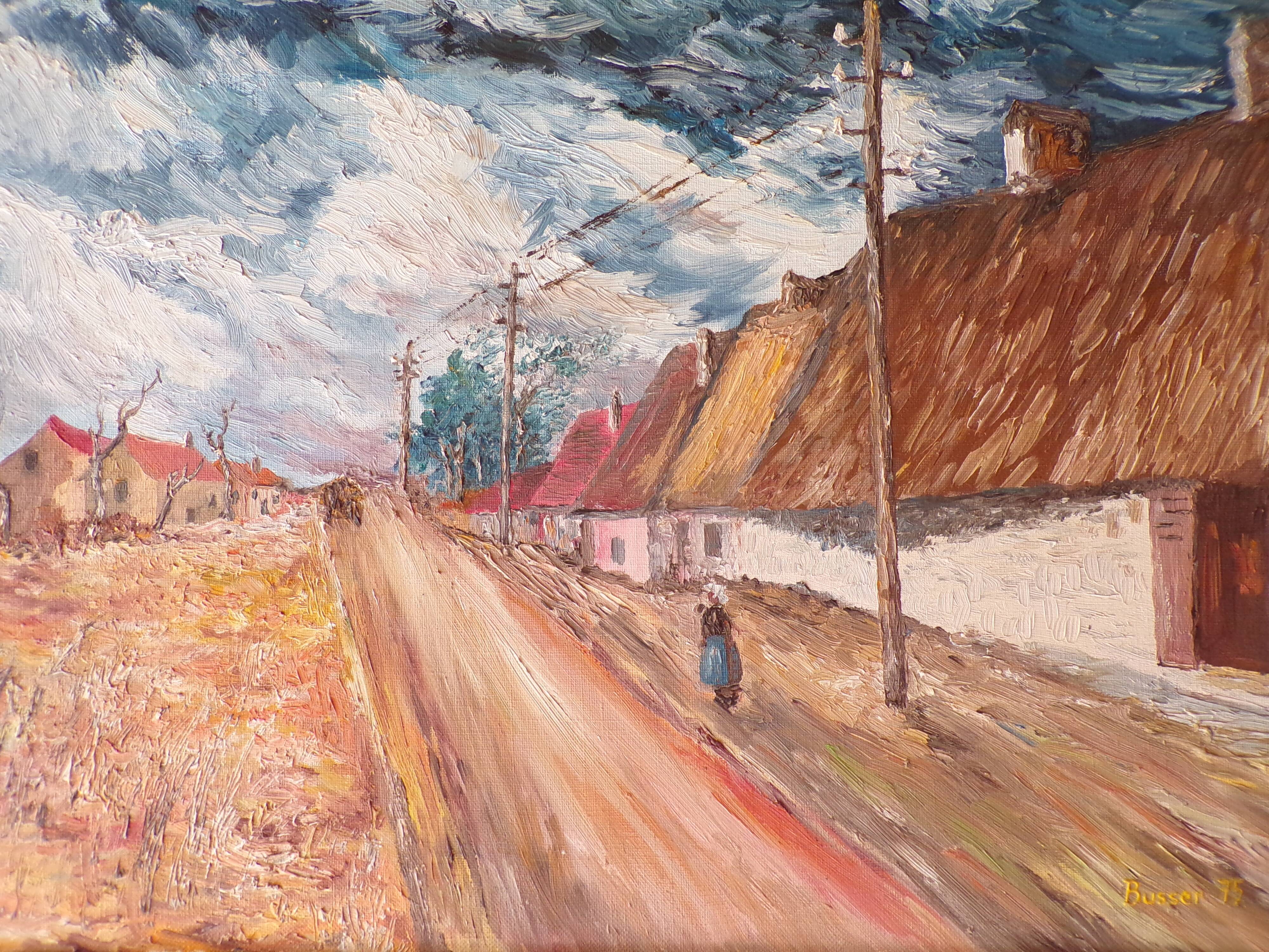 Landscape Breton oil on canvas