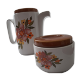 60/70s coffee and sugar set