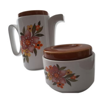 60/70s coffee and sugar set