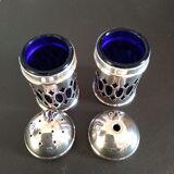 Silver metal pepper salt