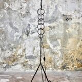 Brutalist floor lamp chain