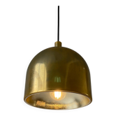 Suspended lamp in gold metal A Space by Staff Leuchten, 1970s, Germany